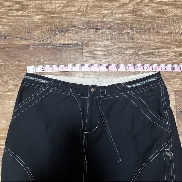 KUHL Black Zip Cargo Mini Skirt Size Small - Picture 9 of 9